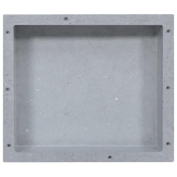 vidaXL bruseniche 41x36x10 cm mat grå