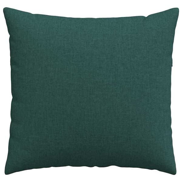 vidaXL Sofapuder 2 pcs Mørkegrøn 50 x 50 cm Stof