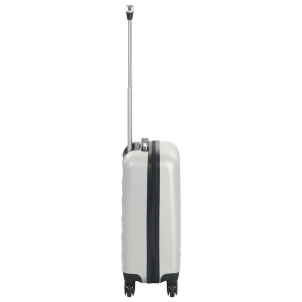 vidaXL hardcase-kuffert ABS sølvfarvet