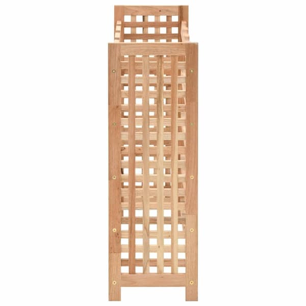 vidaXL Viiniteline 25 pullolle pähkinäpuu 63x25x73 cm