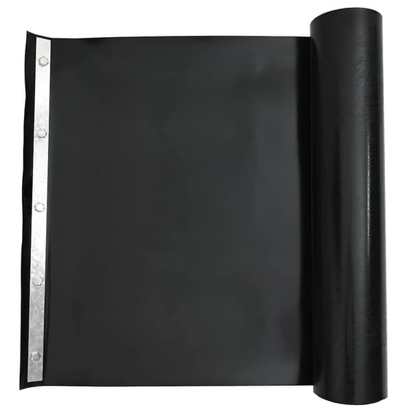 vidaXL Rodspærre Sort 0.7 x 15 m HDPE