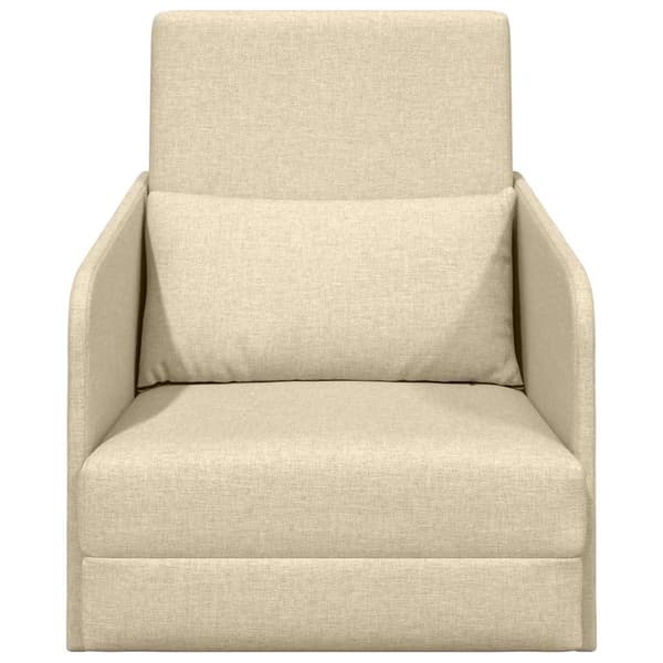 vidaXL Sovesofa 60cm Creme Stof