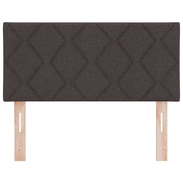 vidaXL Hovedgærde Brun 100 cm Stof