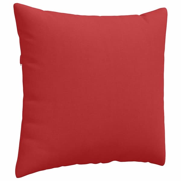 vidaXL Sofapuder 2 pcs Rød 50 x 50 cm Stof