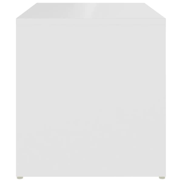 vidaXL sidebord 59x36x38 cm spånplade hvid