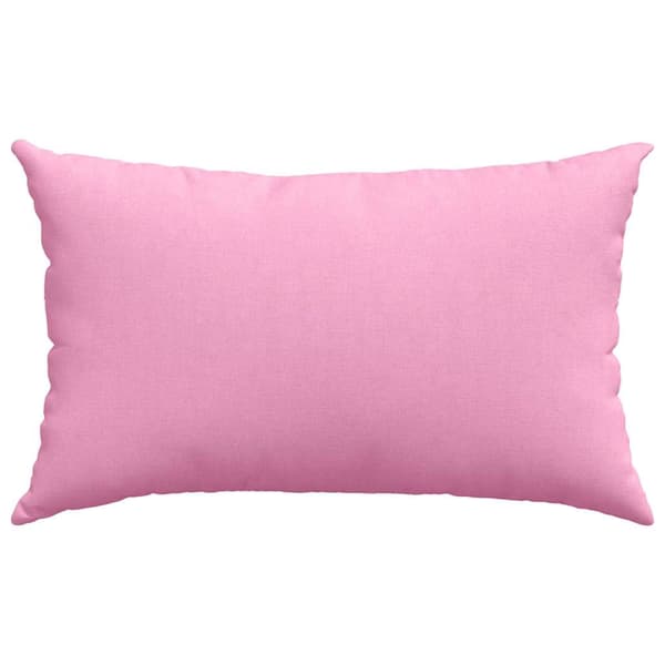 vidaXL Sofapuder 2 pcs Lyserød 50 x 30 cm Stof