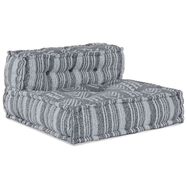 vidaXL Modulsofa Grå Print 70 x 70 x 56 cm Stof