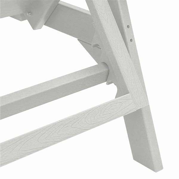 vidaXL Solstol 3 pcs Hvid Polyethylen