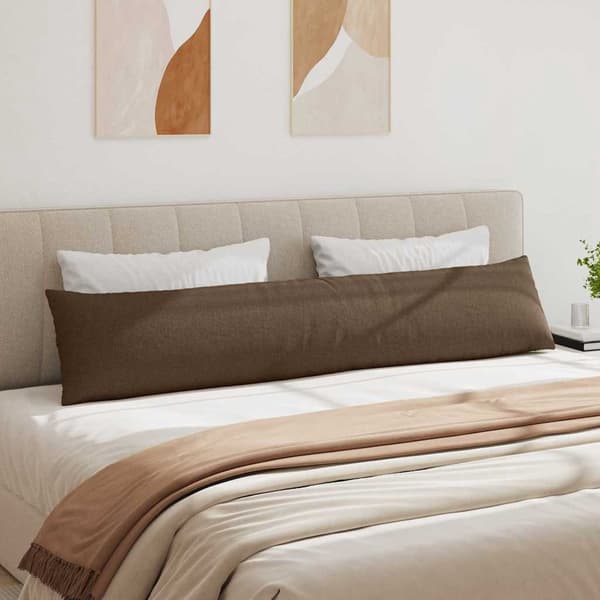 vidaXL Sofapuder 2 pcs Brun 200 x 40 cm Stof