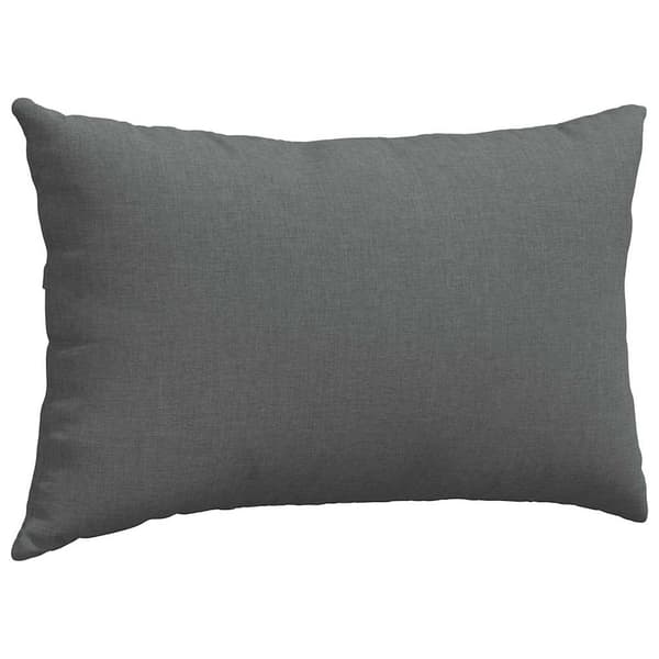 vidaXL Sofapuder 2 pcs Mørkegrå 50 x 30 cm Stof