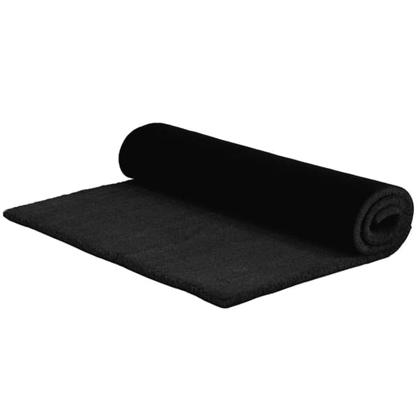 vidaXL dørmåtte 80x100 cm tuftet coir sort