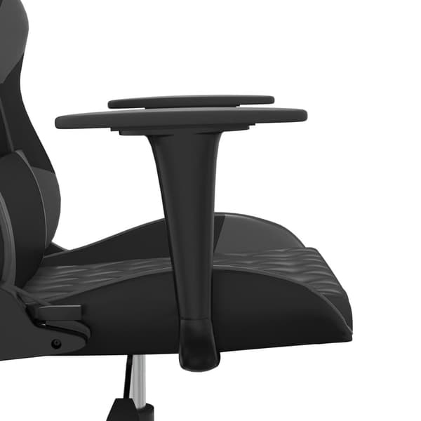vidaXL gamingstol kunstlæder sort og grå