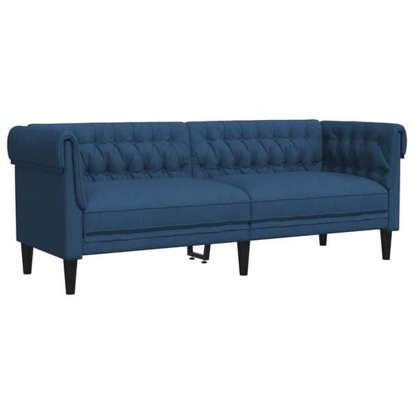 vidaXL sofasæt 2 dele stof blå