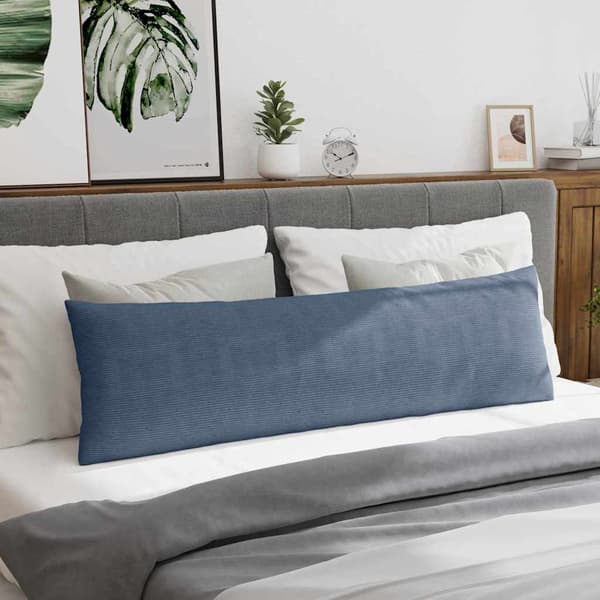 vidaXL Sofapuder 2 pcs Blå 145 x 40 cm Velourstof