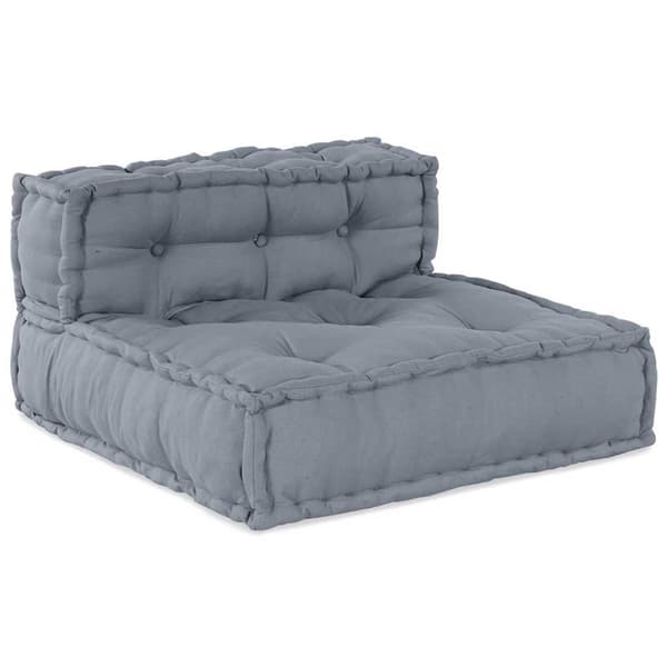 vidaXL Modulær patchwork sofa Grå 70 x 70 x 56 cm Stof