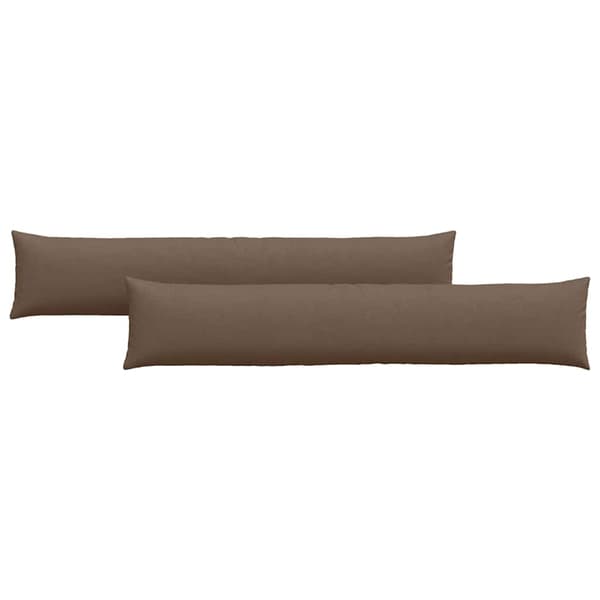 vidaXL Sofapuder 2 pcs Brun 200 x 40 cm Stof