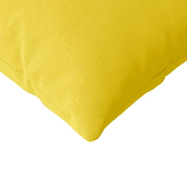 vidaXL Sofapuder 2 pcs Lys Gul 120 x 40 cm Stof