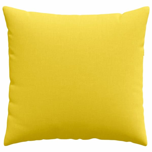 vidaXL Sofapuder 2 pcs Lys Gul 50 x 50 cm Stof