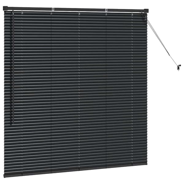 vidaXL Persienner Sort 130 x 135 cm Aluminium