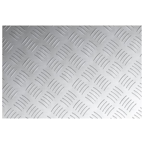 vidaXL Trappe Tread Rektangulær 2 pcs Sølv 60 x 40 cm Aluminium