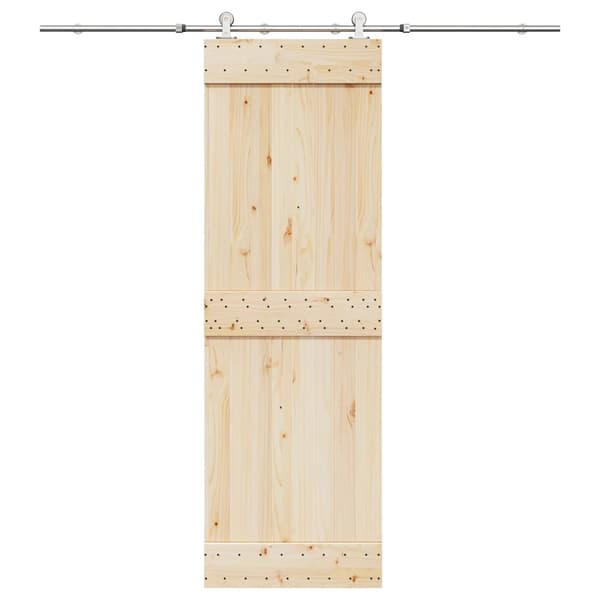 vidaXL hardwarekit til skydedør 200 cm rustfrit stål sølvfarvet