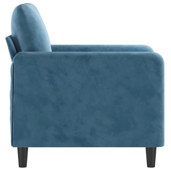 vidaXL lænestol 60 cm velour Blå