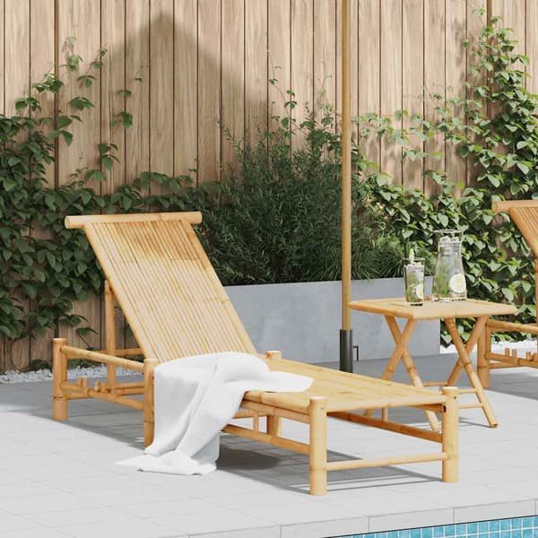 vidaXL aurinkotuoli 55x199x30 cm bambu