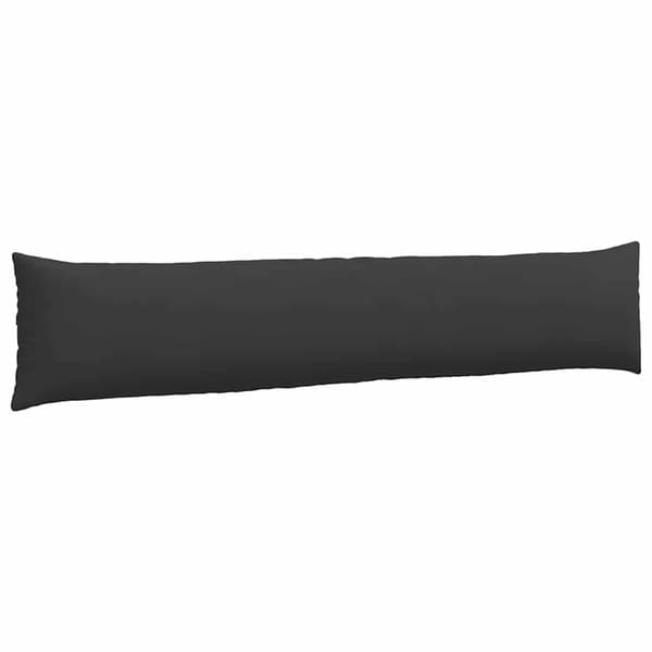 vidaXL Sofapuder 2 pcs Sort 200 x 40 cm Stof