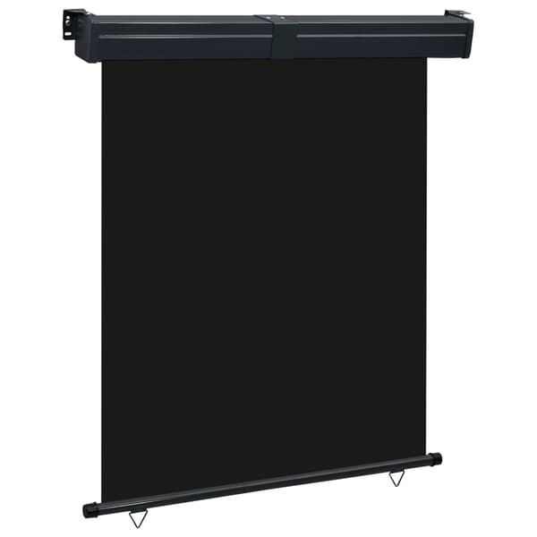 vidaXL sidemarkise til altan 140x250 cm sort