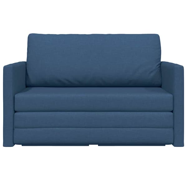 vidaXL Sovesofa 110cm Blå Stof