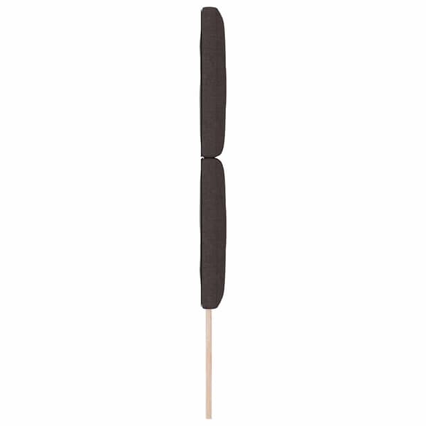 vidaXL LED sengegavl Lysegrå 80 cm Stof