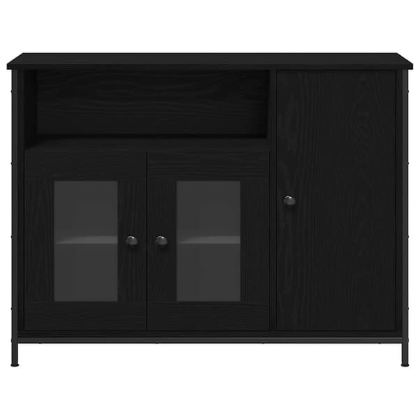 vidaXL Sideboard Sort eg 100 x 35 x 75 cm