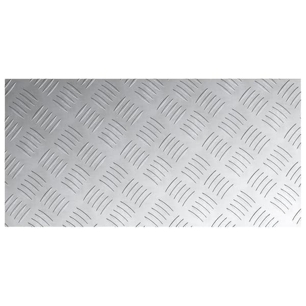 vidaXL Trappe Tread Rektangulær 2 pcs Sølv 60 x 30 cm Aluminium