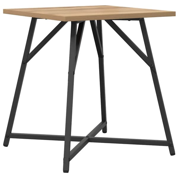 vidaXL Sidebordssæt 2 pcs Artisan egetræ og sort