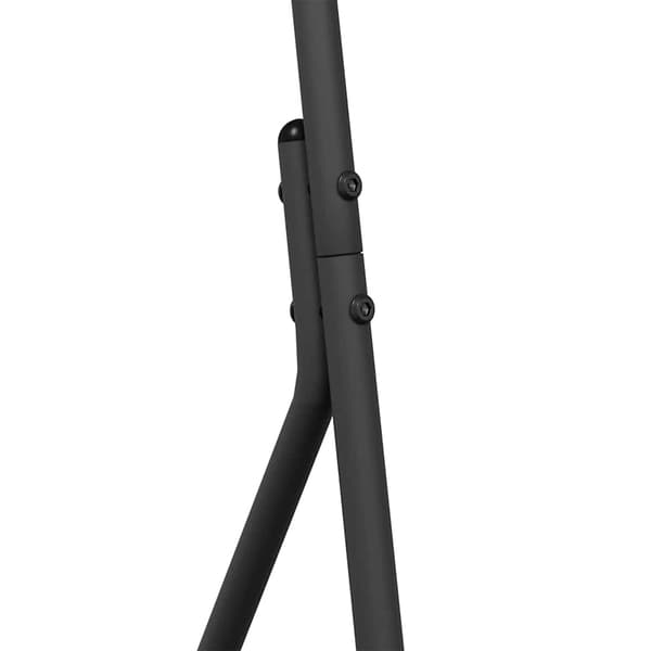 vidaXL Tøjstativ Sort 60 x 53 x 155 cm Stål