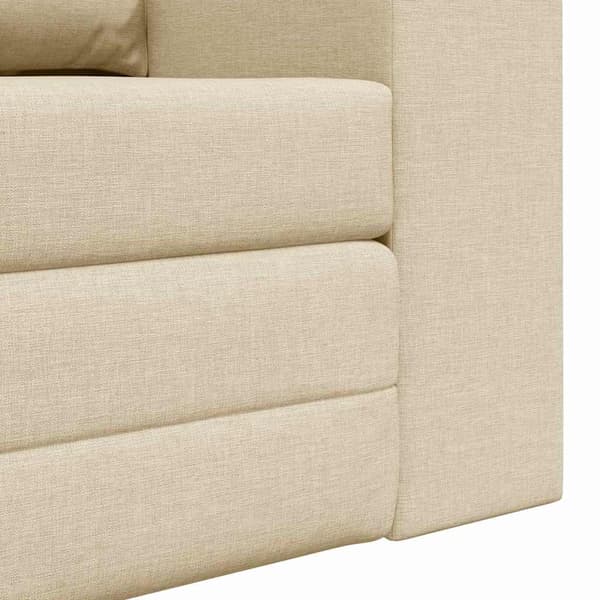 vidaXL Sovesofa 60cm Creme Stof