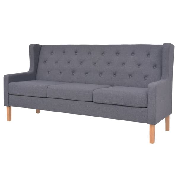 vidaXL sofasæt 2 dele stof grå