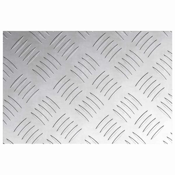 vidaXL Trappe Tread Rektangulær 2 pcs Sølv 30 x 20 cm Aluminium