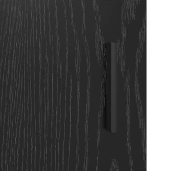 vidaXL Sideboard Sort eg 35,5 x 35 x 76 cm