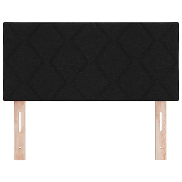 vidaXL Hovedgærde Sort 90 cm Stof