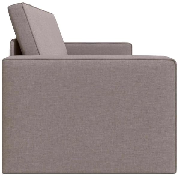 vidaXL Sovesofa 200cm Gråbrun Stof