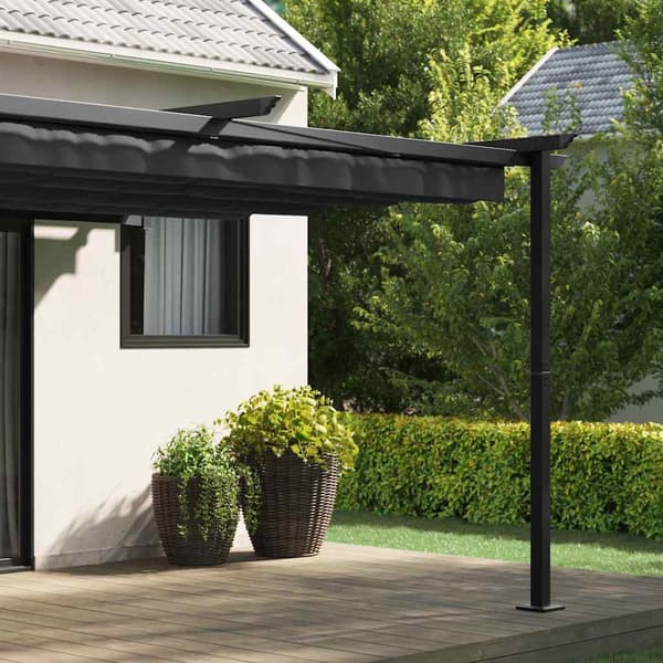 vidaXL Pavillon Antracit 400 x 300 x 200 cm Polyester