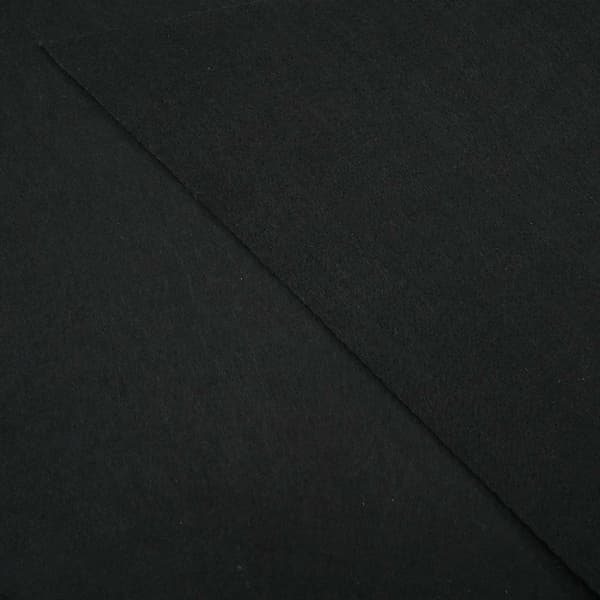 vidaXL Pool Bundark Sort Ø 244 cm Polyester geotekstil