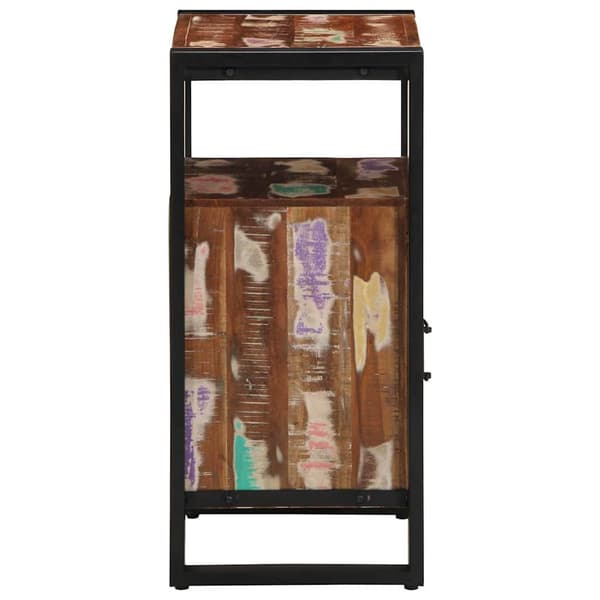 vidaXL Badeværelsesskab Brun 40 x 35 x 75 cm Solid genbrugs træ