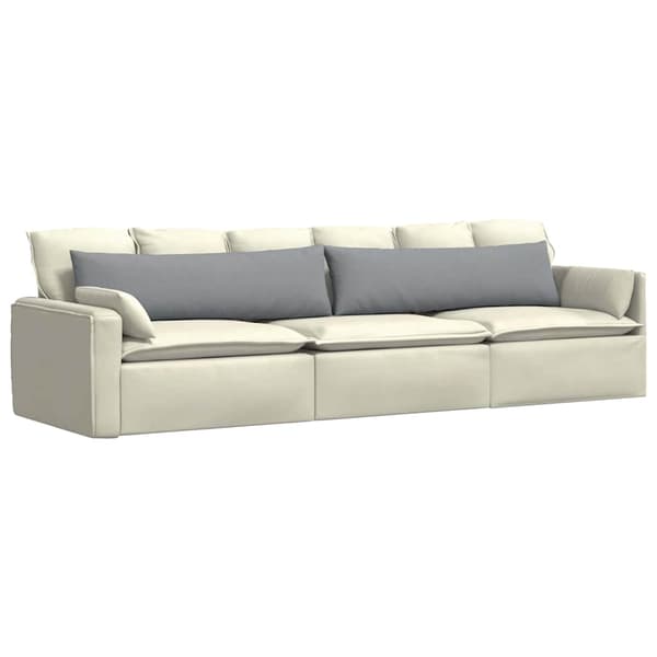 vidaXL Sofapuder 2 pcs Lysegrå 145 x 40 cm Stof