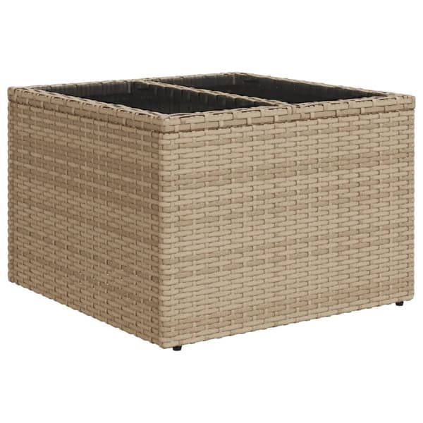 vidaXL sofasæt til haven 10 dele med hynder polyrattan beige