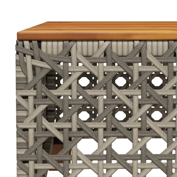 vidaXL sofasæt til haven 8 dele med hynder polyrattan grå