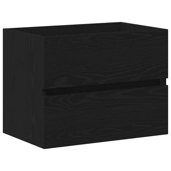 vidaXL underskab 60x38,5x45 cm konstrueret træ sort egetræsfarve
