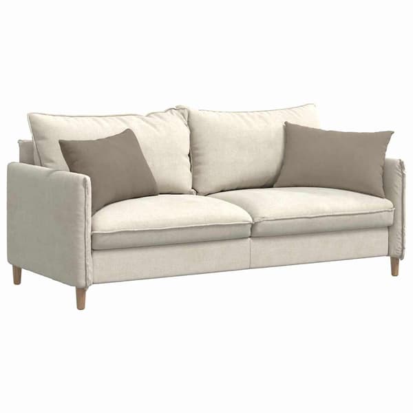 vidaXL Sofapuder 2 pcs Gråbrun 60 x 40 cm Stof