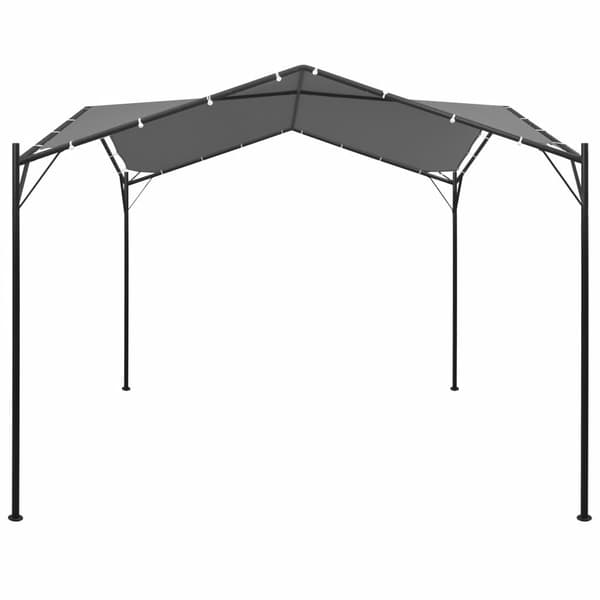 vidaXL pavillon 4x4 m antracitgrå